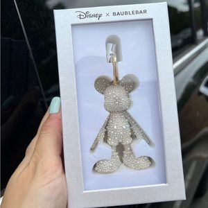 BaubleBar Disney Mickey Pearl keychain